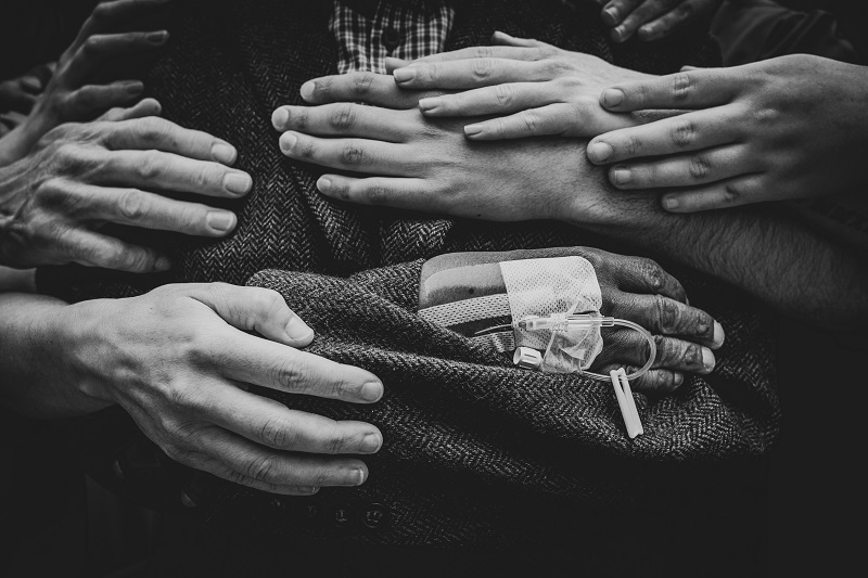 The winners of the NHS staff and volunteers anniversary photographic competition included Ewa Gasior from Leeds Teaching Hospitals NHS Trust whose image captures a coming together of NHS staff alongside hundreds of thousands of volunteers, partners, charities and beyond