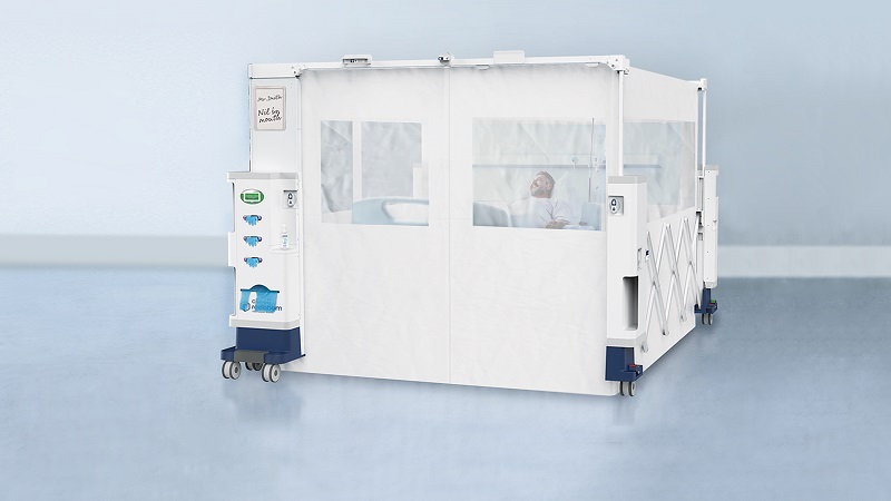 NHS stocks up on 'pop-up' isolation units in fight against COVID-19