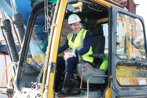 Nick Clegg guest of honour at children's hospital building site