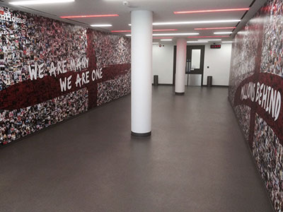 nora rubber floorings in Twickenham Stadium