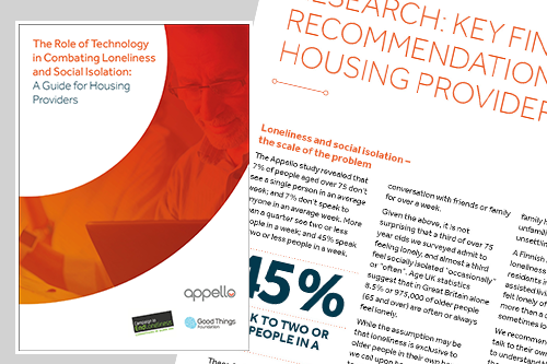 Over half of older people believe technology can reduce the risks of social isolation and loneliness