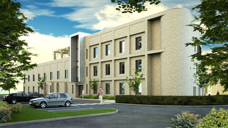 P+HS Architects design sustainable new Nuffield Health hospital in Cambridge