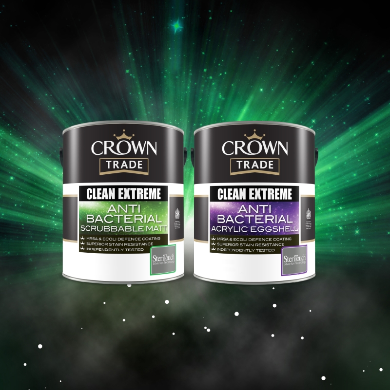 Paint with added protection from Crown Trade 