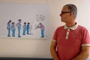 Patient puts pen to paper to produce hospital artworks