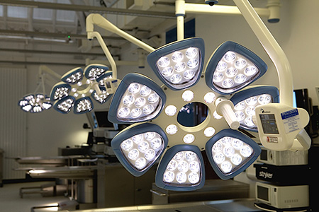 Peacocks' surgical lighting solution installed at Glasgow health training facility