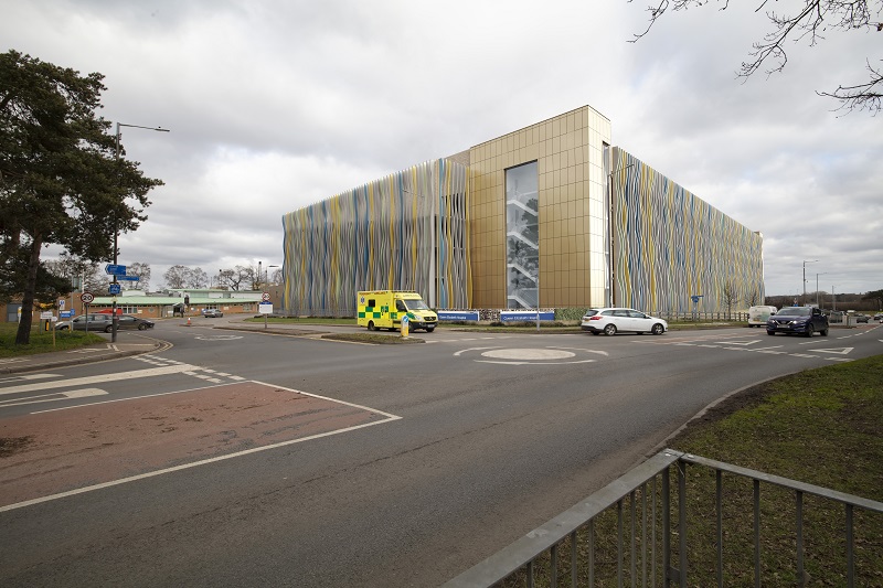 Planning approval for hospital car park