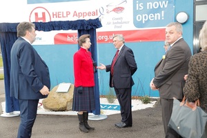 Princess Royal officially opens new helipad at Maidstone Hospital