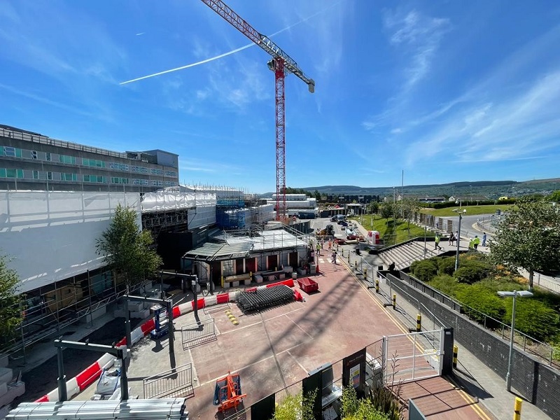 Raising the roof on the £130m refurbishment of Prince Charles Hospital