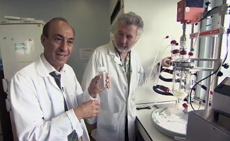 Reactor-Ready used for the manufacture of a nano-polymer for 3D printing of implantable body parts 