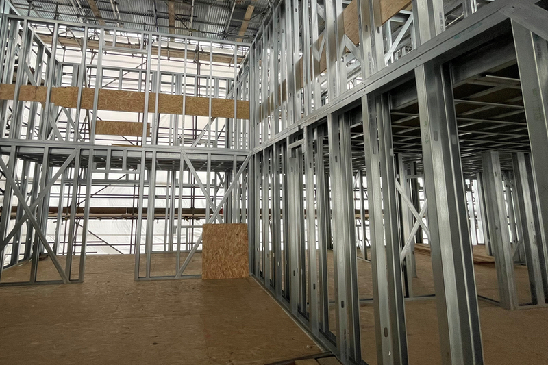 Reducing carbon in steel construction