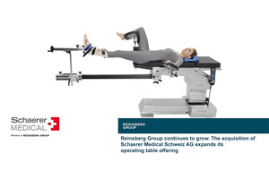 Reinsberg Group expands operating table offering with Schaerer Medical acquisition