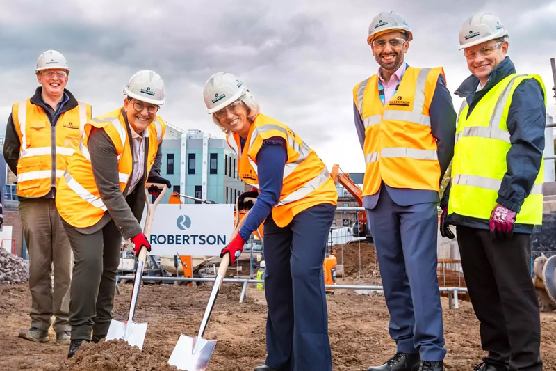Robertson breaks ground on ‘largest NHS scheme of its kind’