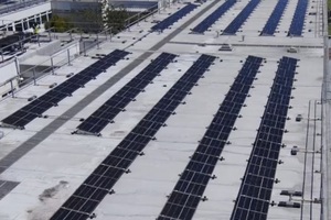 Rooftop solar system supports ambitious net-zero goals