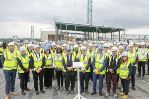 Royal Bournemouth Hospital celebrates ‘topping out’ milestone