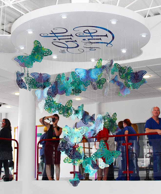Royal Bournemouth organ donation artwork a ‘kaleidoscope of butterflies’