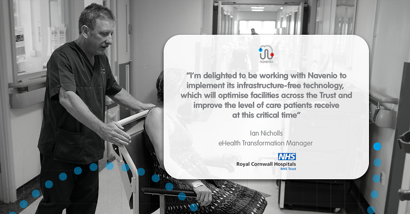 Royal Cornwall NHS chooses Navenio’s location technology