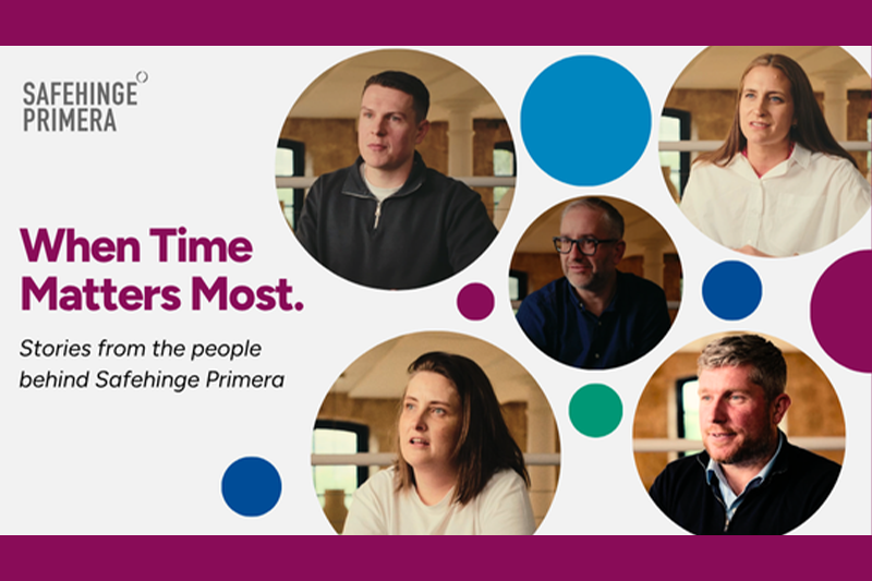 Safehinge Primera launches 'When Time Matters Most' storytelling series