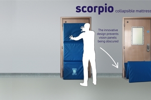 Scorpio collapsible mattress revolutionises user and staff safety for visual inspections