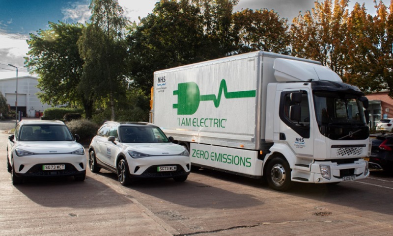 Scottish NHS board takes delivery of country’s first electric trucks