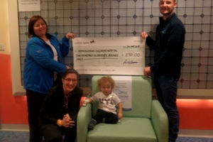 Seating specialist supports Birmingham Children’s Hospital with £1,600 donation