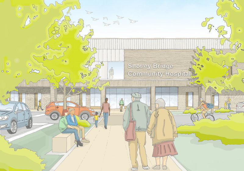 The new hospital will be set in parkland, with gardens accessible to patients, staff and visitors and views outside from almost all rooms