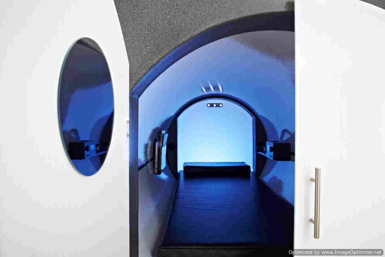 Sleep pods for hospital medics