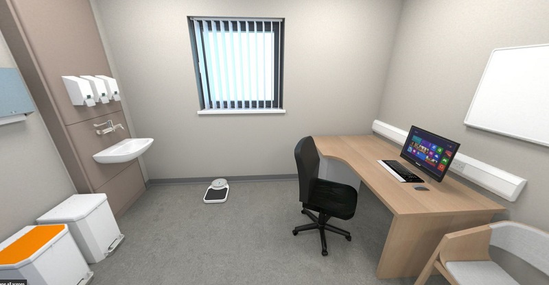 The building will have 12 consulting rooms and four treatment rooms