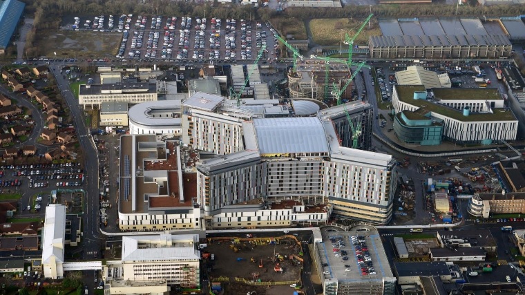 South Glasgow University Hospital completed months ahead of schedule