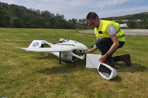 Space-enabled drone deliveries aid COVID-19 response in Scotland 
