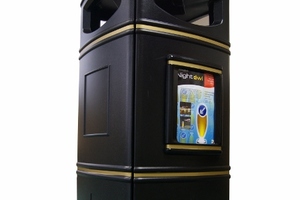 Street smart litter bins spread the word