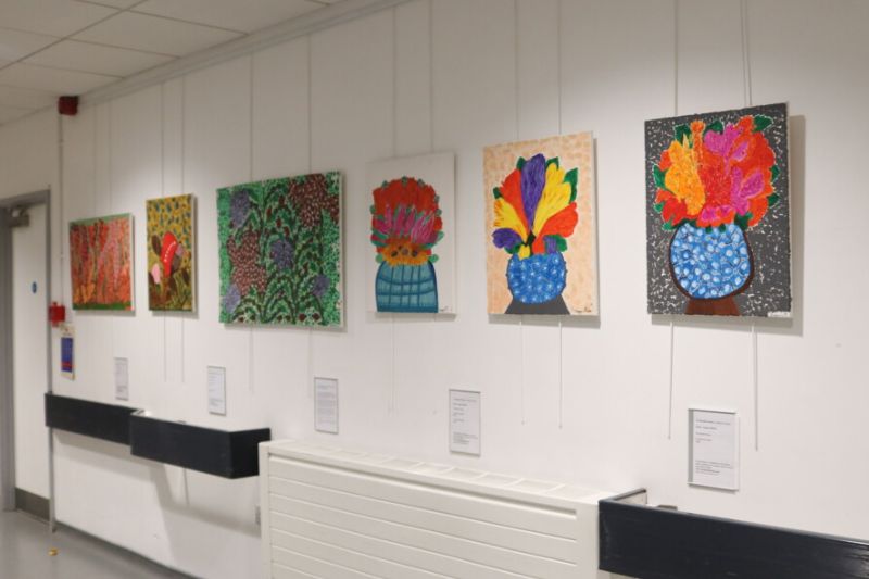 Stroke survivors’ artwork unveiled at Bedford Hospital