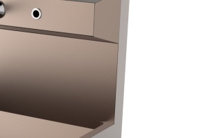 Surgical scrub sink combats contamination with copper