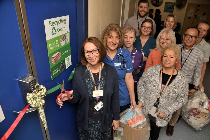 Surrey hospital opens new recycling centre
