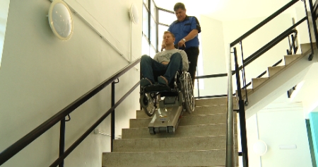 Swallow EMP Stair Mate installed at Bolton care home