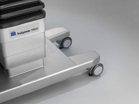 Table optimised for robot-assisted and minimally-invasive surgery