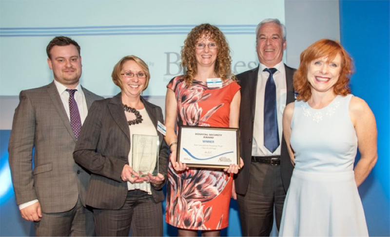 Teal celebrate ‘secure’ award for keeping patients’ valuables safe 