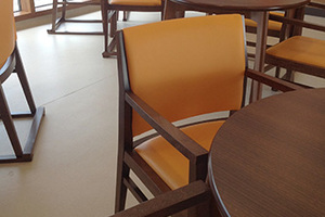 Teal furniture chosen for landmark Clock View mental health project