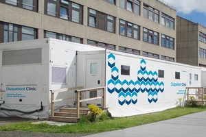 Temporary A&E extension increases capacity 