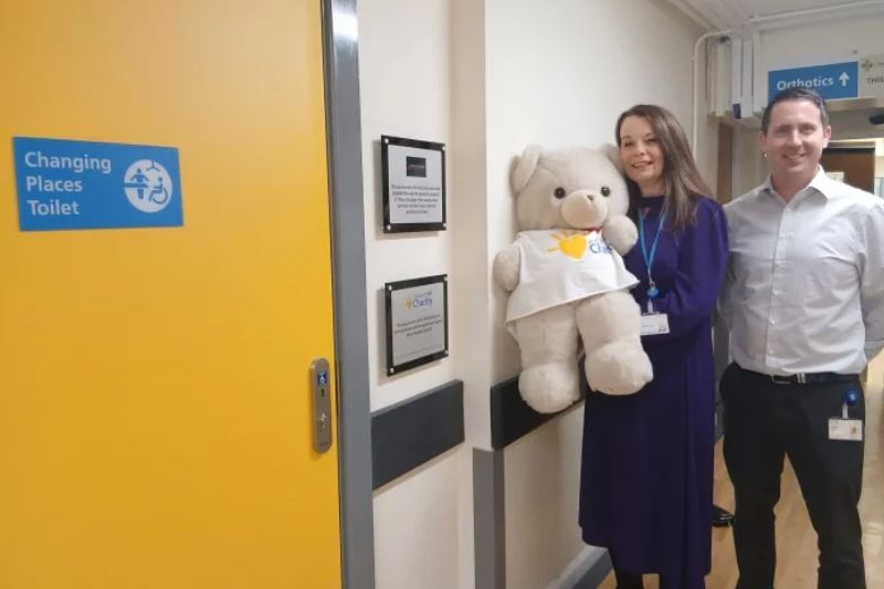 Tilbury Douglas delivers Changing Places toilets for disabled patients at Stepping Hill Hospital