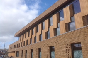 Timber panels supplied for new health centre