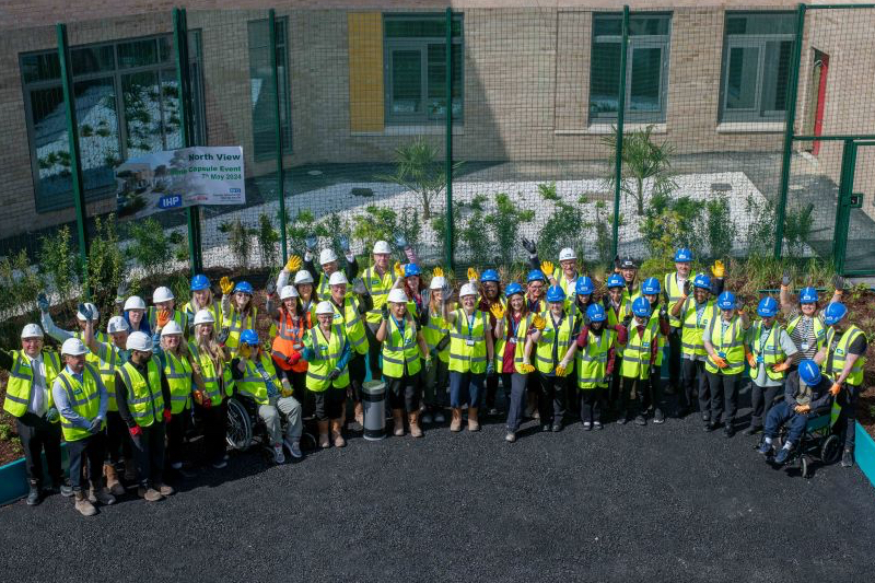 Time capsule is buried in IHP’s new £105.9m mental heath institute site
