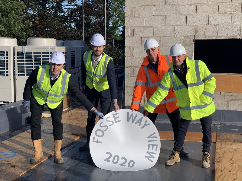 Topping-out ceremony at Charterpoint’s latest care home development
