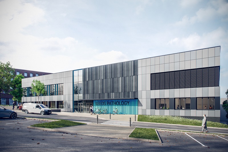 Topping-out ceremony for Leeds’ new pathology lab