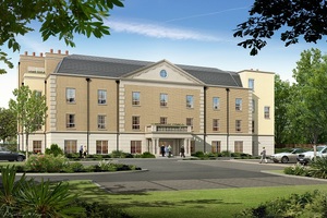Topping-out ceremony for new Hallmark care home