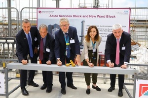 Topping-out ceremony held at Luton and Dunstable University Hospital