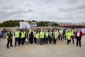 Topping-out ceremony held at site of new mental health facilities
