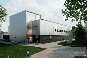 Topping-out ceremony sees final steel beam put in place for theatres build