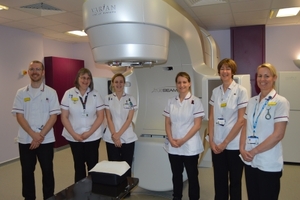 Two of three new radiotherapy systems now in at the Royal Derby Hospital