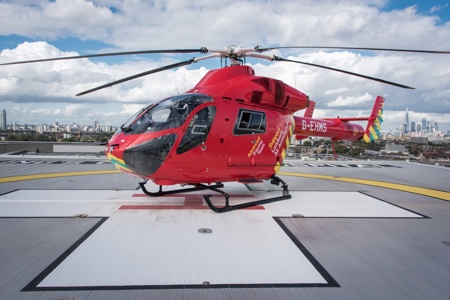 UK first for Kings College Hospital London rooftop helipad 