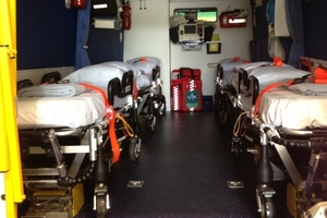 UK SAS kits out Jumbulance with Ferno’s Pegasus trolleys